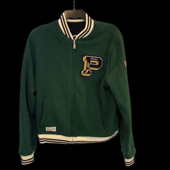 Ralph Lauren Reversible Fleece Baseball JacketBoys 8-20